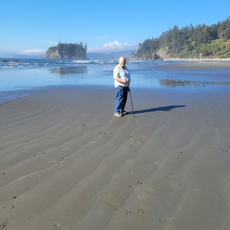 Tom at Ruby Beach, mini vacation break 