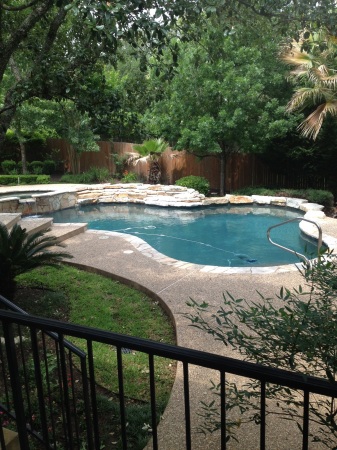 Pool at our former home in Austin TX 