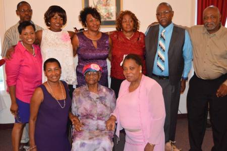 My sisters, brothers, and Mother on her 95th 