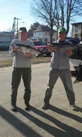 8lb and 10lb brown trout from Lake Ontario