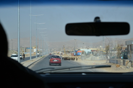 Driving in Kabul 4