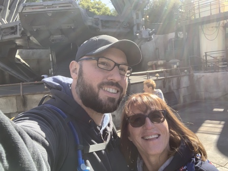 Austin and Mom, Star Wars at Disney, Oct. 2019