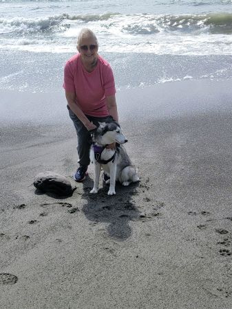 Me and Quinn at Ruby Beach 