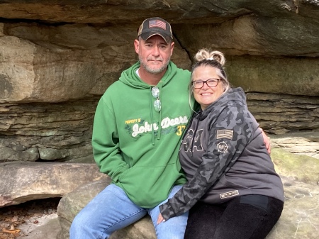 Randall and Dawn at Cooks Forest 