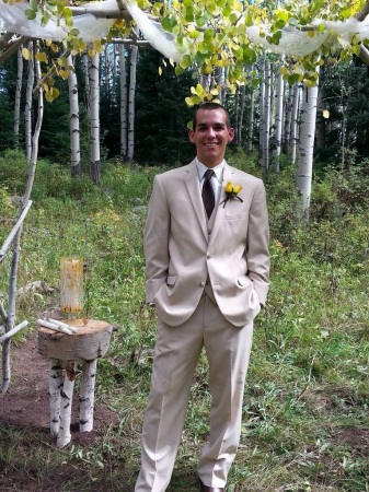 My son Robbie on his wedding day