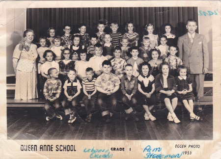1953 Grade 1 Queen Anne School Lebanon, Oregon