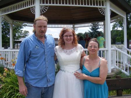 Me and my husband and 1 of our daughters