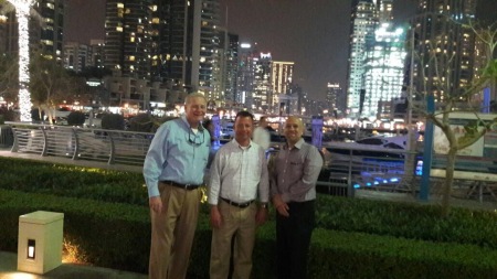 Dubai International Boat Show with co-workers