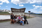 My wife and our 7 kids in Aspen, Colorado