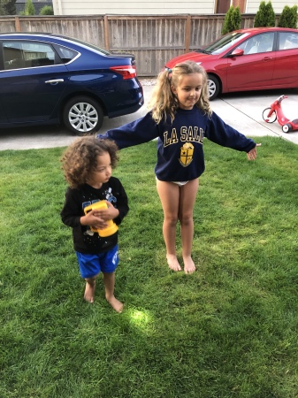 Lyrick and Ramona rockin’ their Explorer gear