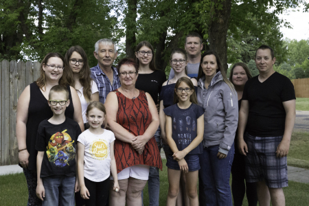 Family portrait summer of 2018