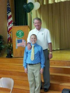 Grandsons promotion to Jr Hi School