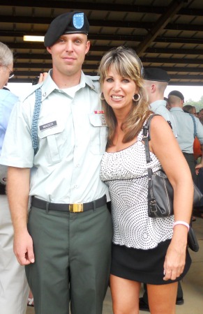 My son Ryan and I at his Basic graduation - 82nd Airborne