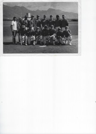 Base Softball Team in Italy 1980