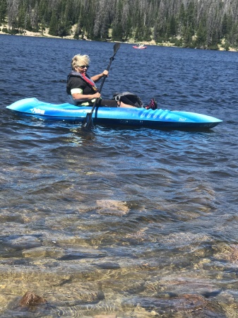 Mirror Lake . I kayak Bob fished. 