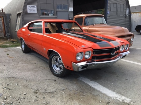 1970 Chevelle right after paint