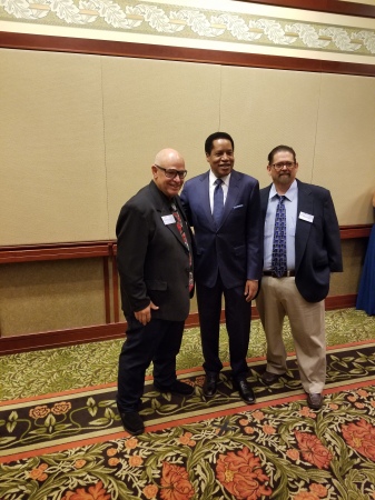 Visiting with Larry Elder and my brother Rober