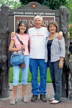 With Nancy (L) and Sister Anita (R)