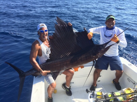 Bill fishing in Costa Rica 2019