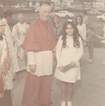 Bishop Scanlan and me 1969