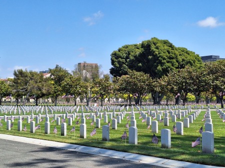 L.A. National Cemetery Westwood, Ca.