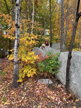 Franconia NH  Me and my best man  Rogan 9.2020