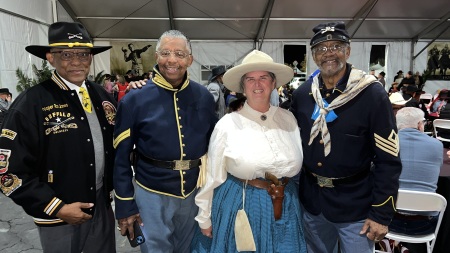 Buffalo Soldiers at Equestfest Reception