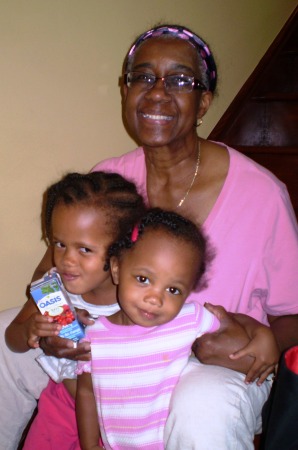 Ruth with our granddaughters