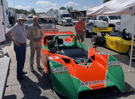 With Jim Downing and his Mazda DLM prototype