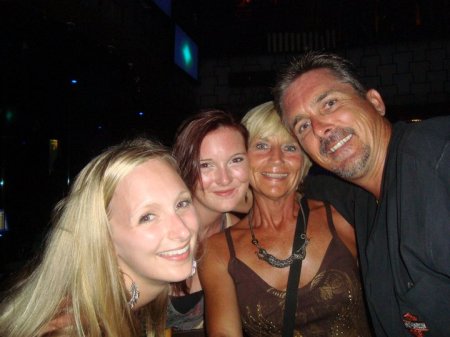 My step-daughters Hannah, Mariah, me and hubby