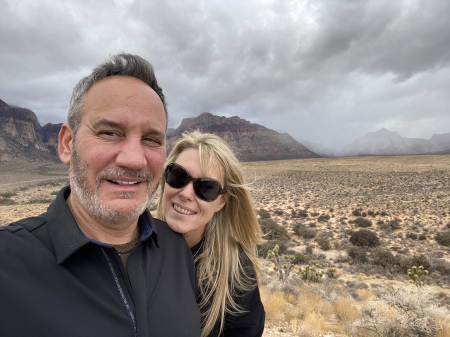 Katy and I, Red rock canyon Nevada March 2021