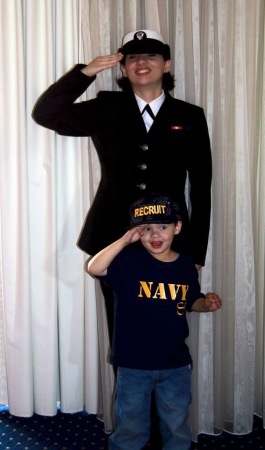 My Daughter & Her Son after Bootcamp Grad