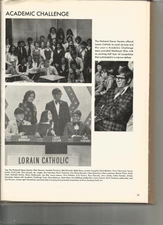 Cleta-Marie Diamond's album, Lorain Catholic 1974