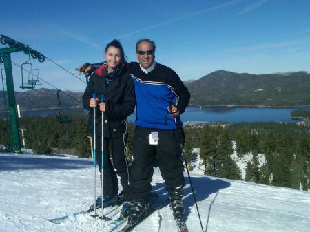 Dad and Kaylee taking a quick spring run......