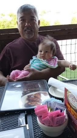 Holding granddaughter Ingrid..Fort Worth, TX