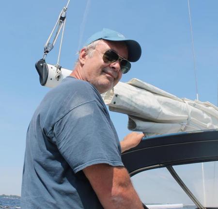 Heading out on Lake Champlain