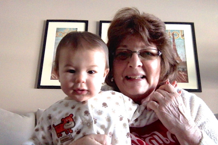 Ethan and Grammy's selfie