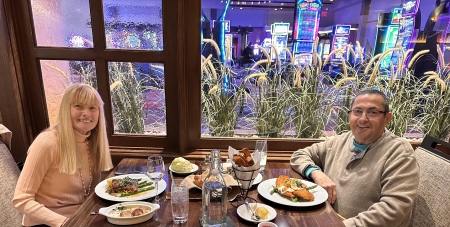 Date night at Santa Ana Juniper’s restaurant 