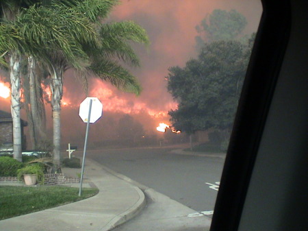 CA fires in 2003
