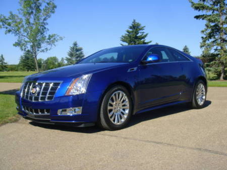 2012 Cadillac CTS Coupe  front and side