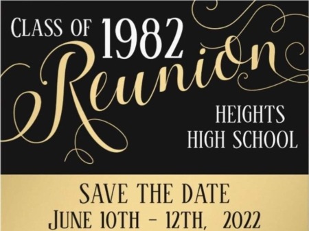 Heights High School Class of '82 40th Reunion Weekend