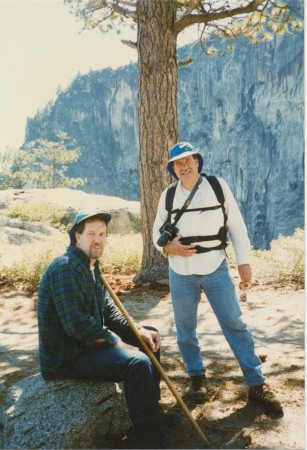 Brother and I Top Yosemite Falls