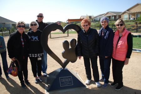 Sharon Primeau's album, Dog Park Sculpture and dedication.