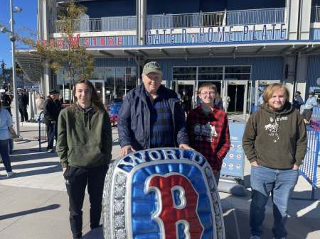 Polar Park with my grandchildren+ HC football.