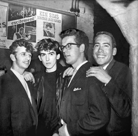 Ringo and George at the Cavern 1961