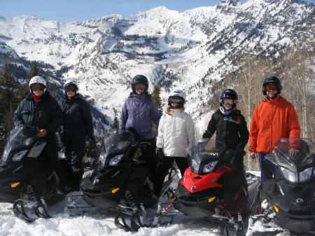 Snowmobiling with Kids and Grandkids.