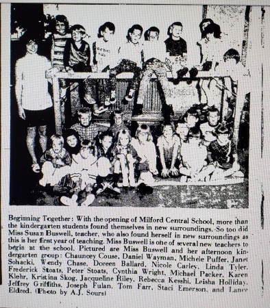 Ms. Buswells kindergarten 1973-1974