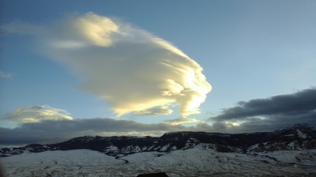 Indian chief in the clouds 