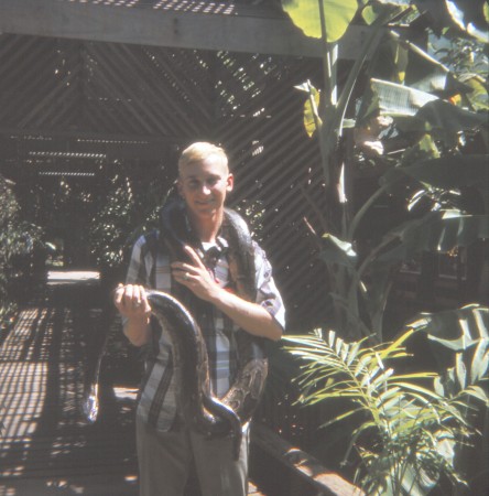 Holding Python at Timland 1967