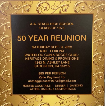 Stagg High School Class of 1973 50 Year Reunion